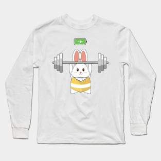 Weightlifting Bunny Long Sleeve T-Shirt